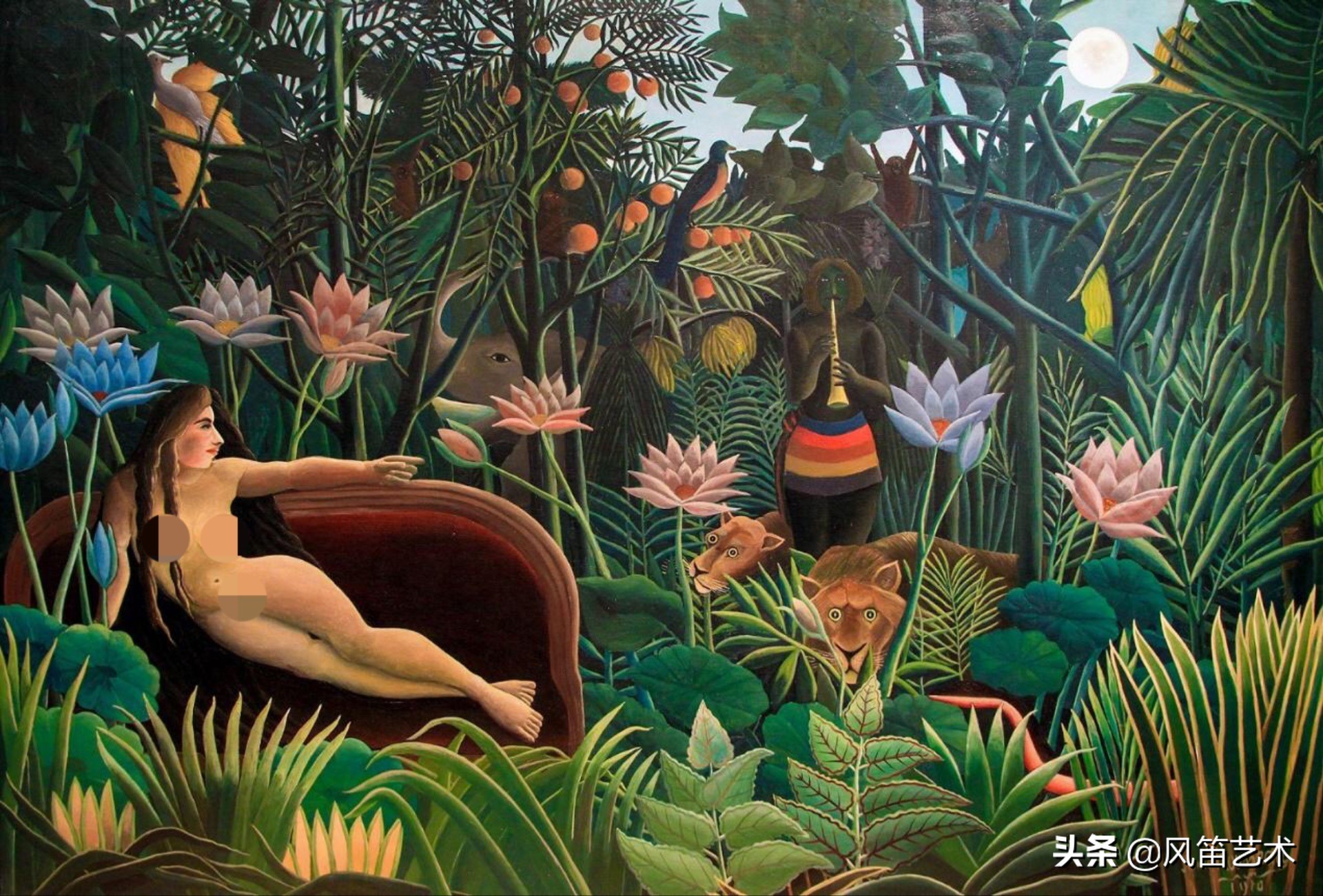 知名画家亨利卢梭世界名作欣赏,画家亨利卢梭简介