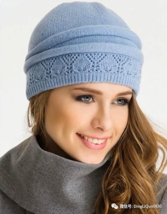 针织洋气气质帽子,针织帽子创意爆款