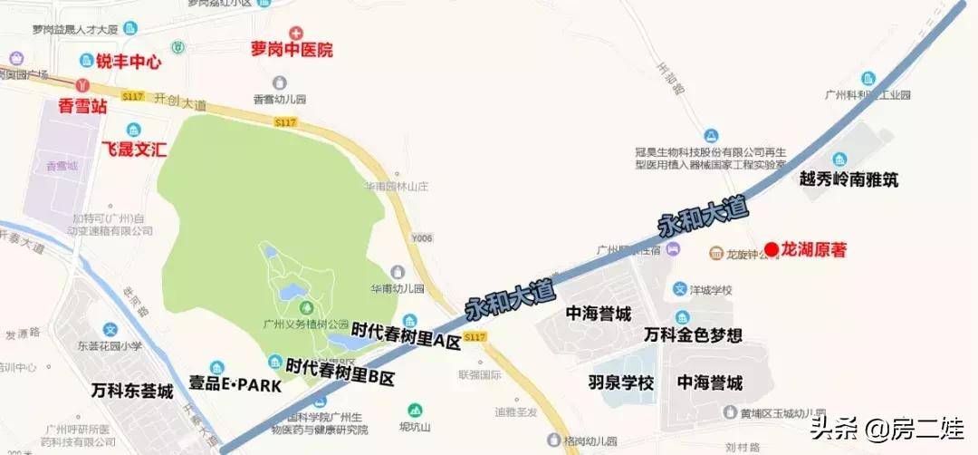 黄埔科学城楼盘区位图,黄埔科学城哪个楼盘性价比高