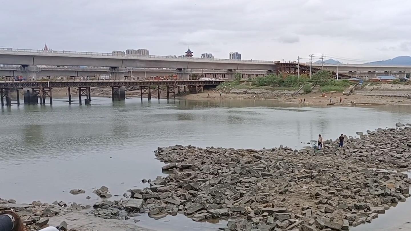 厦门海域出现大量鱼,厦门水库泄洪捡鱼