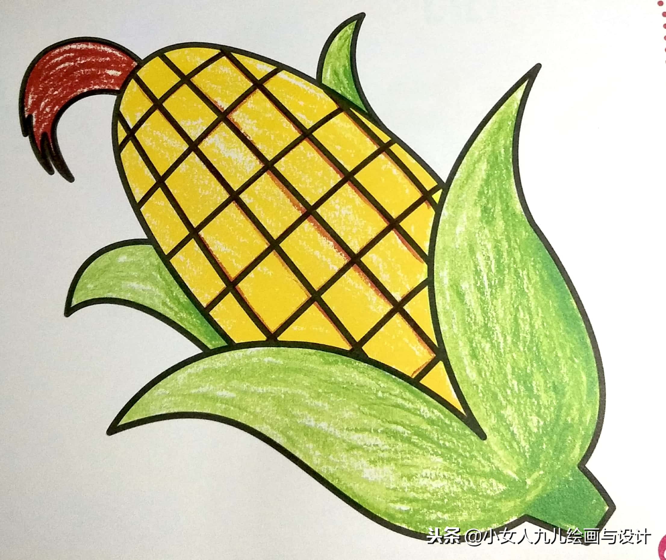 儿童简笔画彩色可爱步骤图文,超萌彩色简笔画手把手教孩子