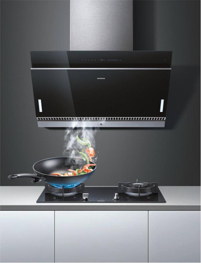 西门子展翼油烟机,西门子油烟机吸力演示