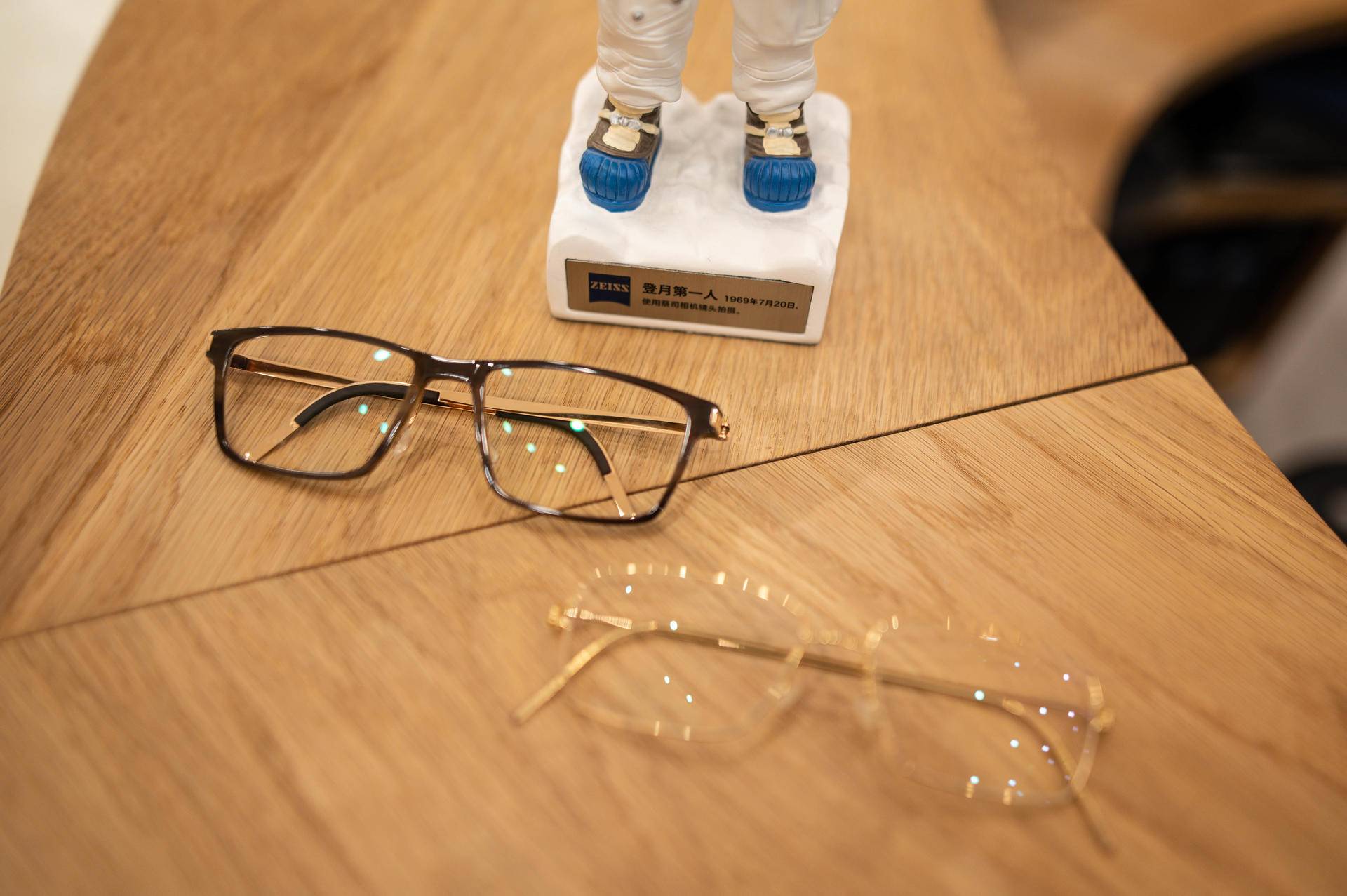 不近视蔡司蓝光眼镜,不反光蔡司镜片