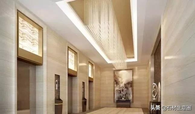 电梯门套石材图片大全,安装石材电梯门套报价