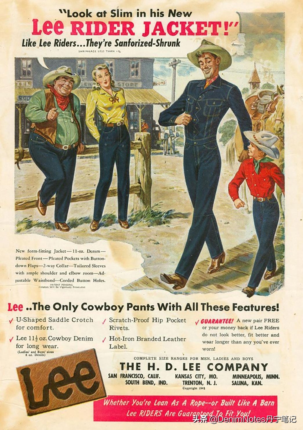 Lee专题男士篇——Lee经典之作101S色落养成