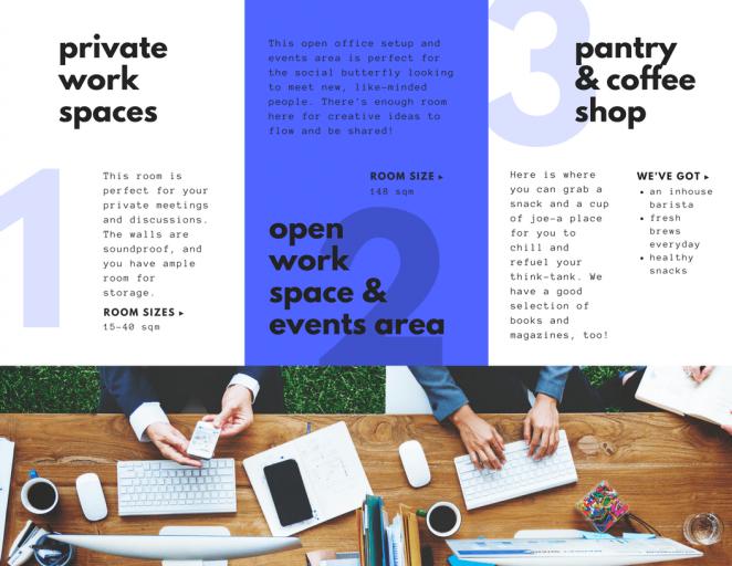 招生三折页设计,富有高级感的三折页设计