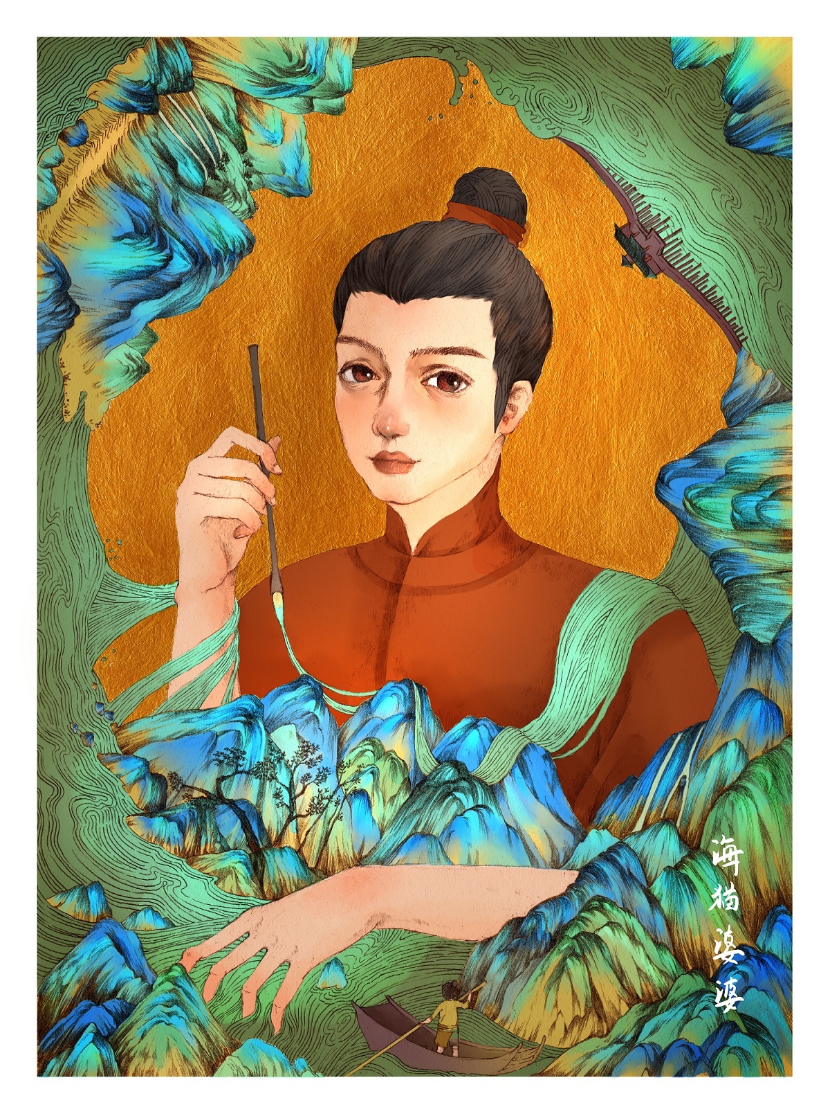 北宋天才少年王希孟死因,天才画家王希孟英年早逝