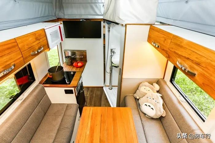 旅美速腾福特3.5t四驱b型房车,2024款福特t8b型房车四驱