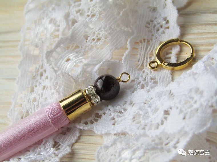 珍珠流苏耳环制作教程,流苏耳环做法教学视频