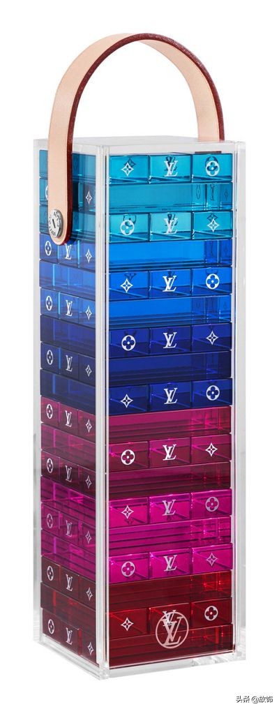 路易威登LV推出经典积木玩具“叠叠高”装饰品