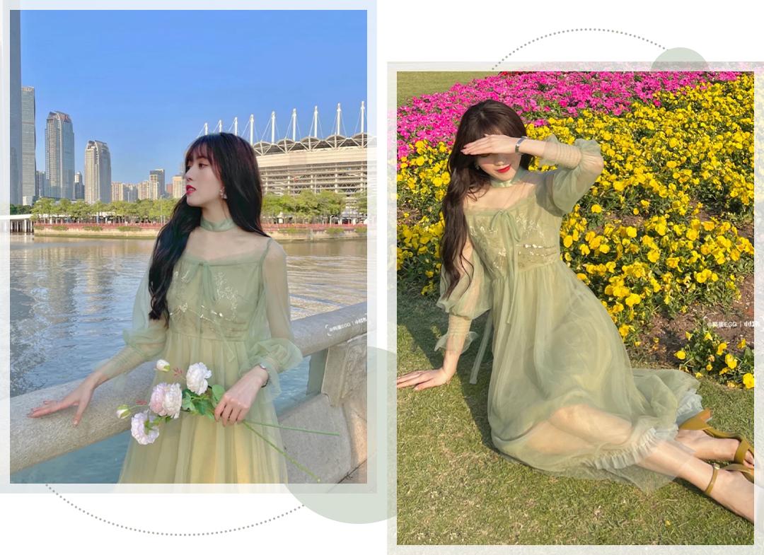 秋天连衣裙推荐,秋天必备的连衣裙简约搭配