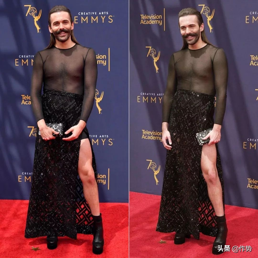 这位大胡子男人，穿起裙子来竟然比女生和还要合适？！