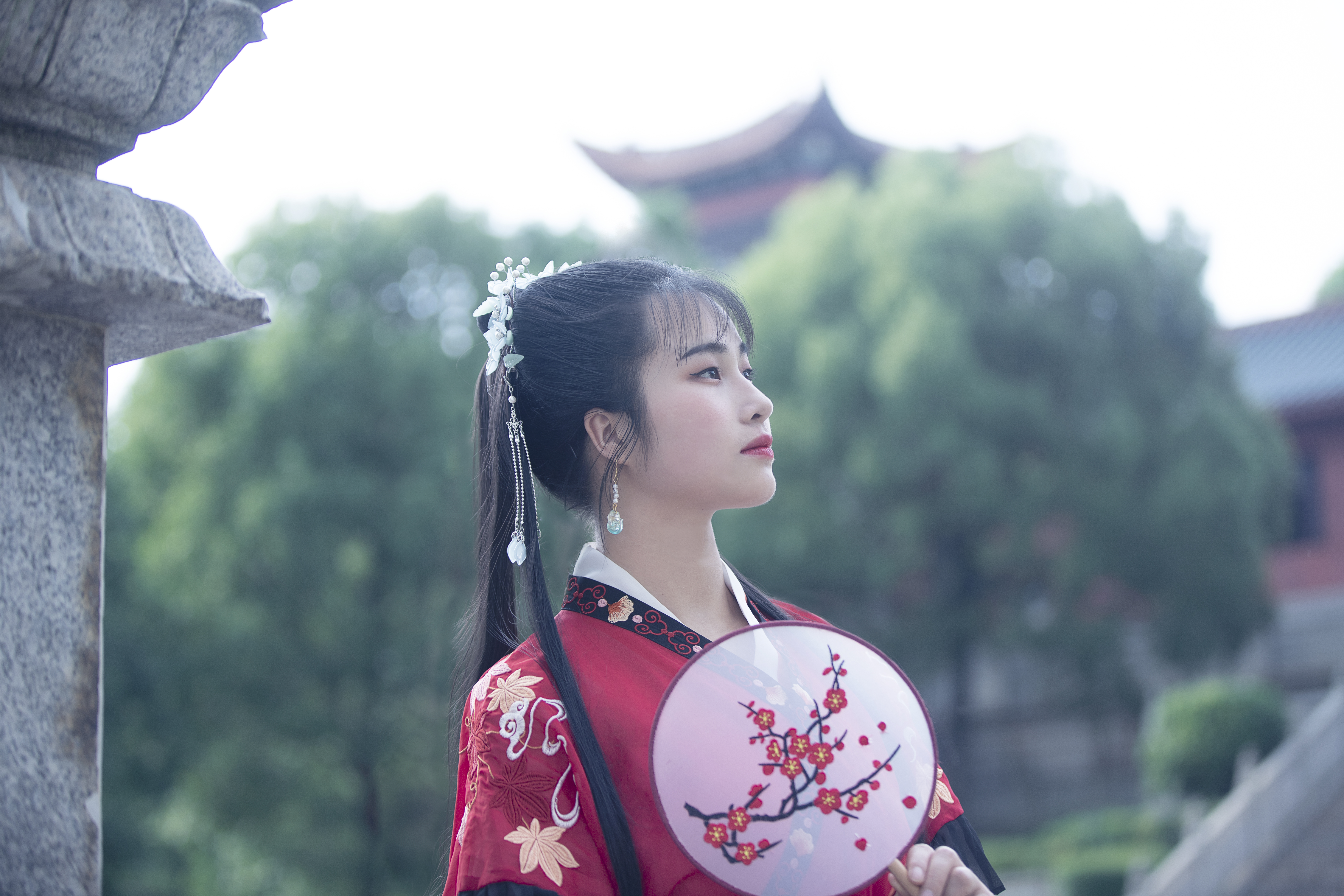 古风汉服小姐姐仙女风,古风摄影小仙女