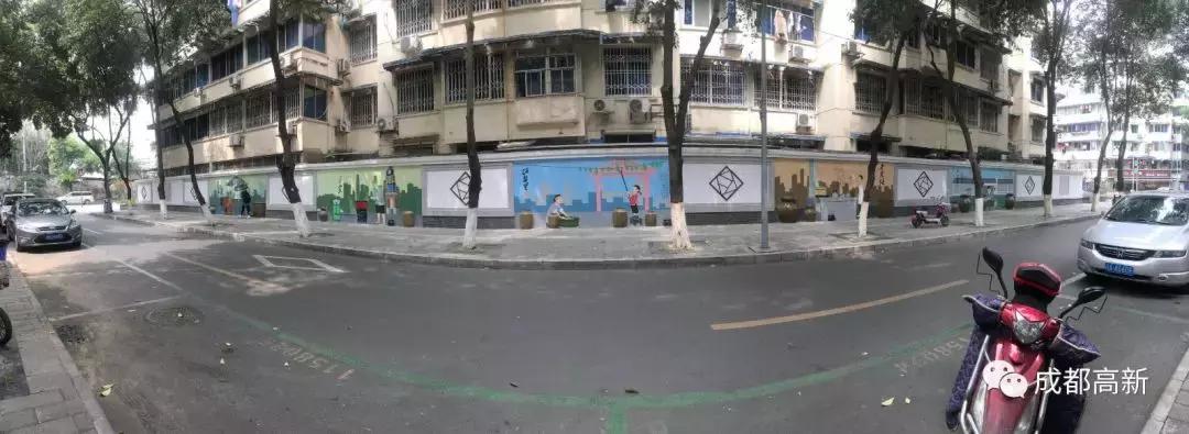 美丽乡村彩绘墙网红打卡,教你刷出一面不土气的网红彩色墙