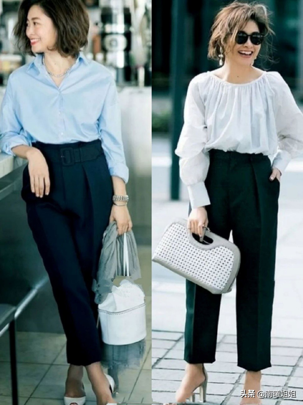 搭九分裤女夏季薄款上衣,穿衣搭配春季女40岁九分裤搭配