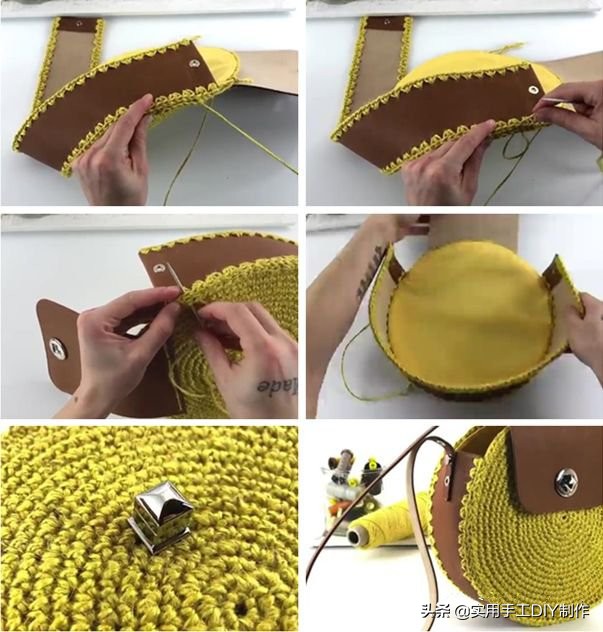 各种圆包包的钩织教程,多种漂亮包包的钩织图解