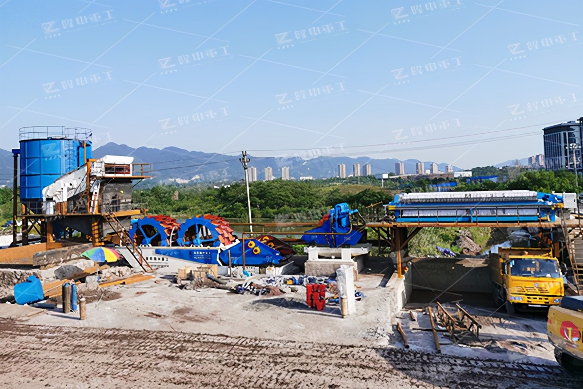 环保水洗砂生产线价格优惠,100吨水洗制砂生产线