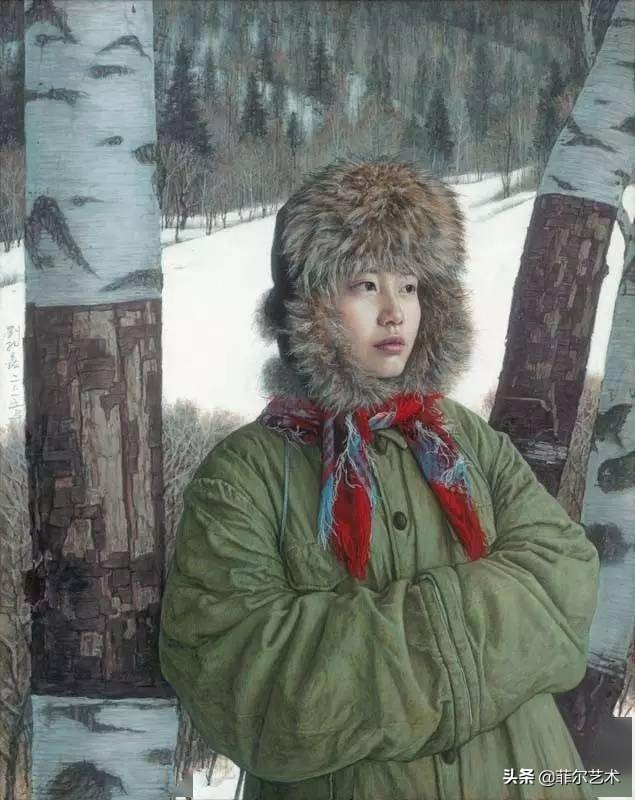 诗中有画的油画作品,油画人物写实油画