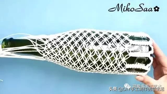 编绳杯套,编绳防烫杯套