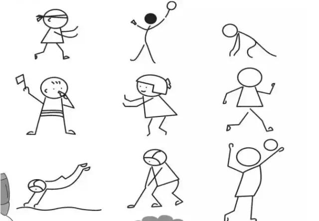 简笔画人物简单又好看画法,简笔画入门100张儿童简笔画