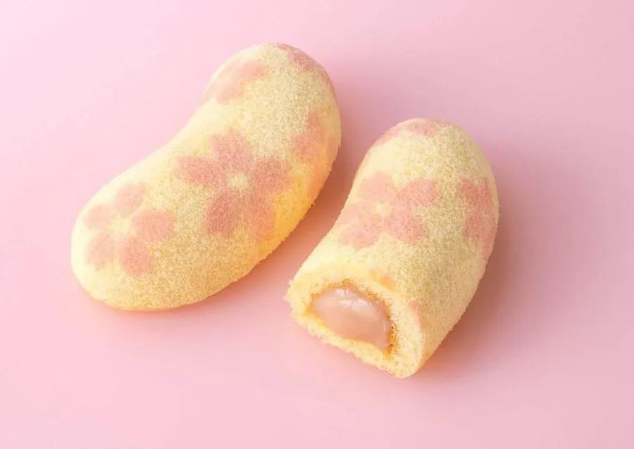 粉色的软软的日本零食,日本樱花季限定零食