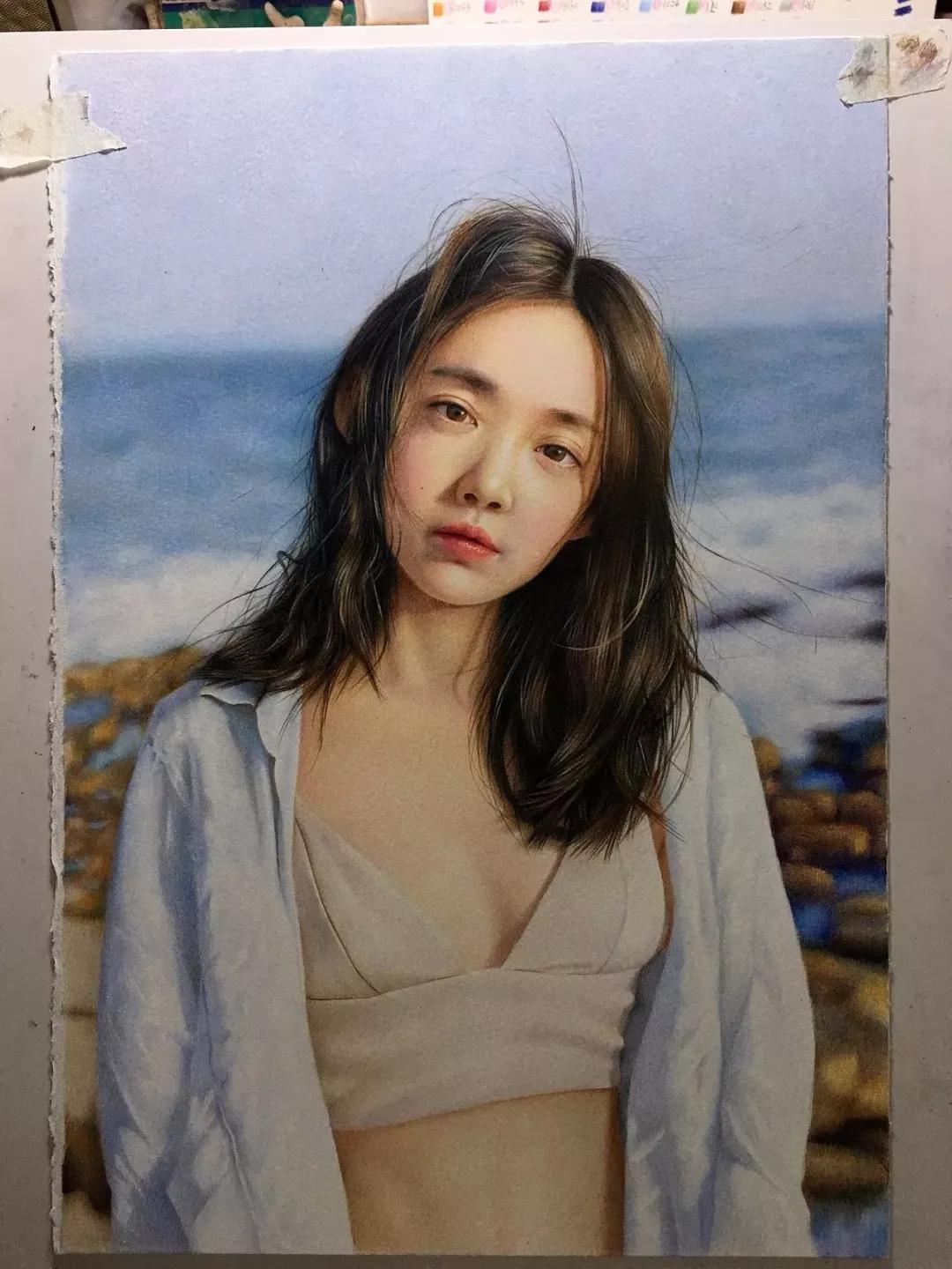 彩铅人物女孩教程视频,用彩铅画动漫人物天使恶魔