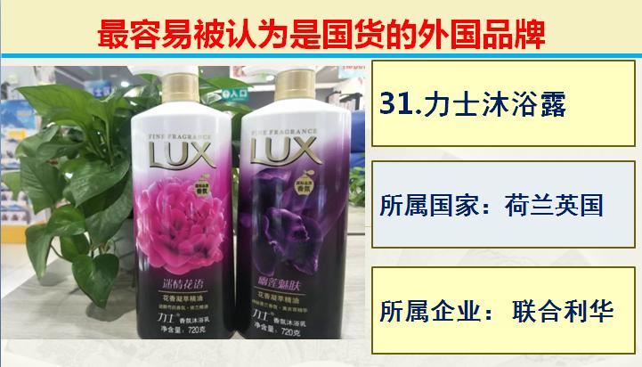 生活中常见的50个最容易被认为是国产的外国品牌，支持国产