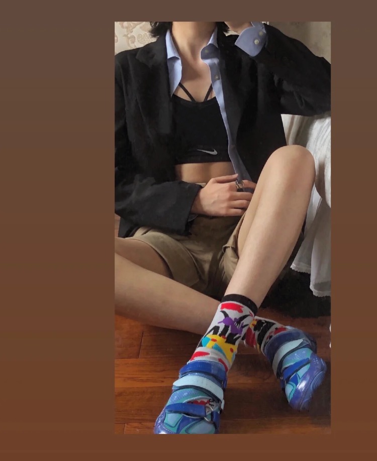 健身房穿搭内衣,健身房nike穿搭173cm