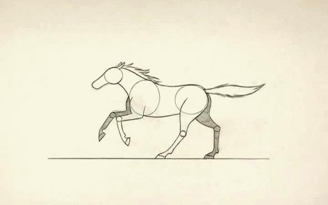 马怎么画简单图画,马怎么画更真实