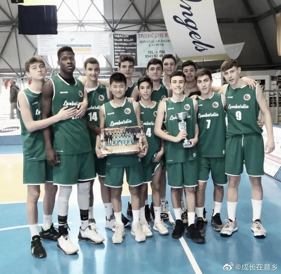 16岁中国后卫,16岁中国小将在意大利打球