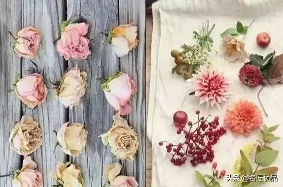 鲜花制作干花饰品教程,鲜花手工制作全过程