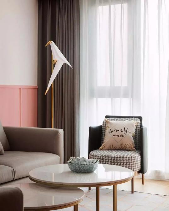 青春少艾甜而不腻的家!力高110㎡北欧风