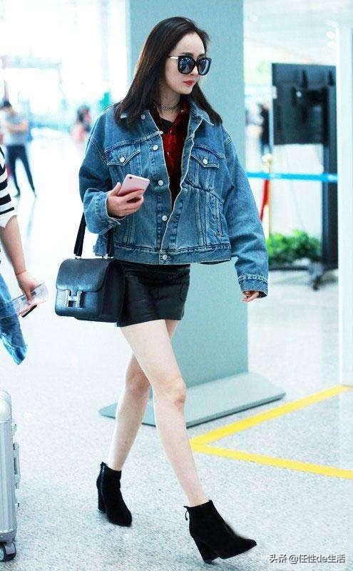 带货女王杨幂当之无愧,杨幂代言sw长靴