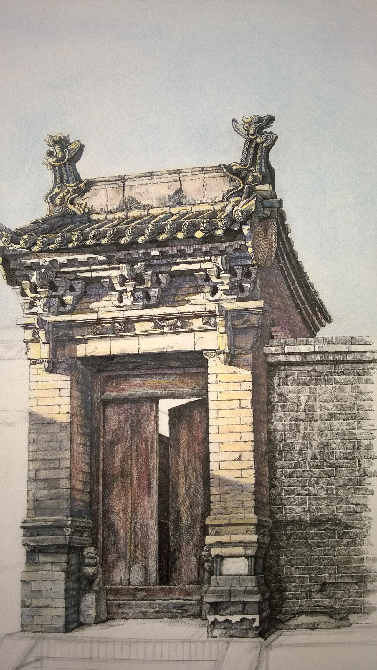 古建筑屋顶图片大全,古建筑屋顶小瓦做法