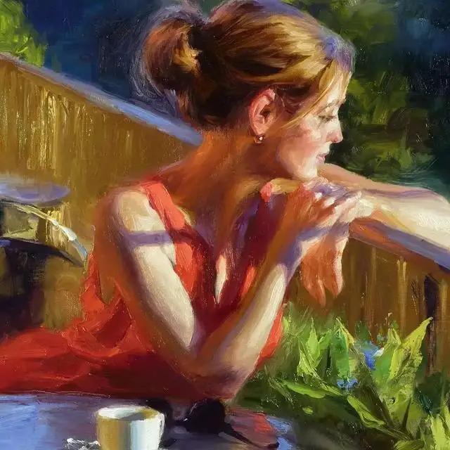 俄罗斯油画艺术人物写真,俄罗斯著名油画笔下的阳光少女