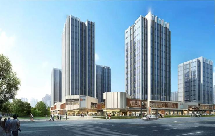 盛乐恒大金融小镇,恒大金融小镇一期鸟瞰图