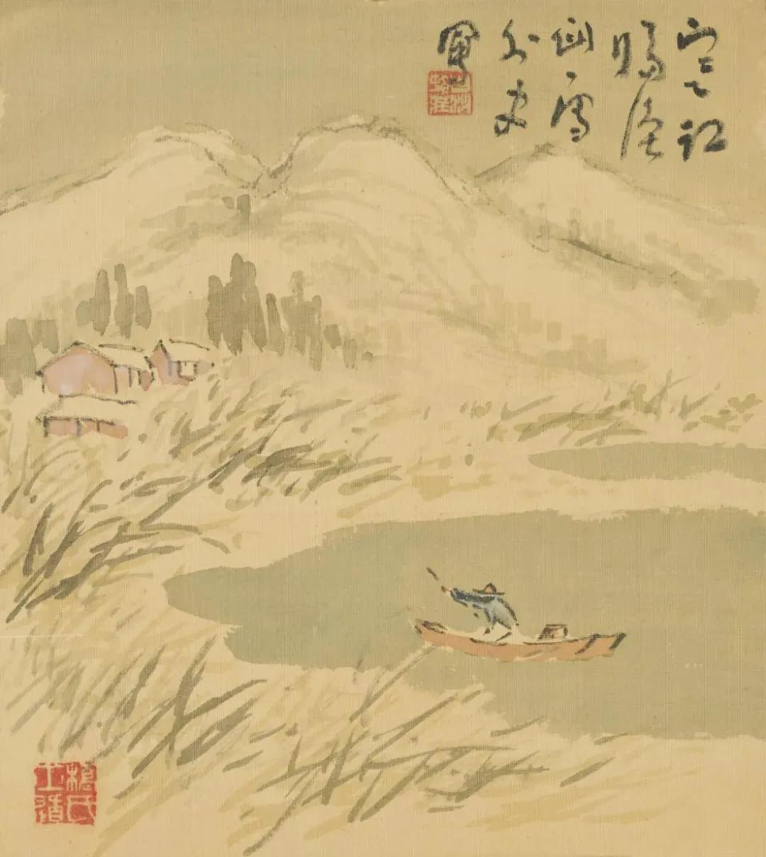 傅抱石和桥本关雪,桥本关雪这画值多少钱