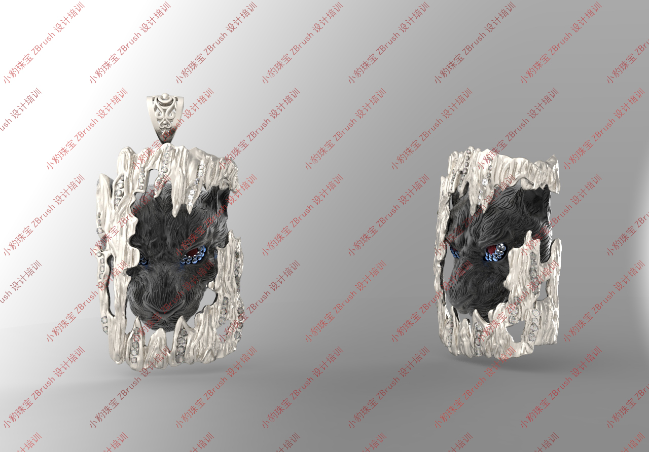 2023zbrush戒指基础教学,小豹珠宝zbrush设计教学