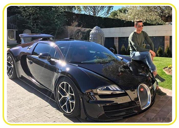 Carry全场的C罗有多豪？20辆豪车挤爆车库，3辆布拉迪总价过亿