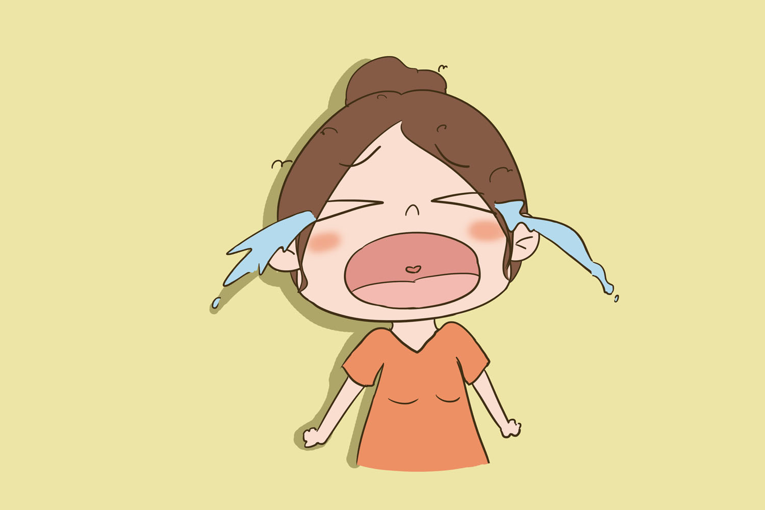 孕中期吵架大哭对胎儿有什么影响,孕期偶尔哭一下对宝宝有伤害吗