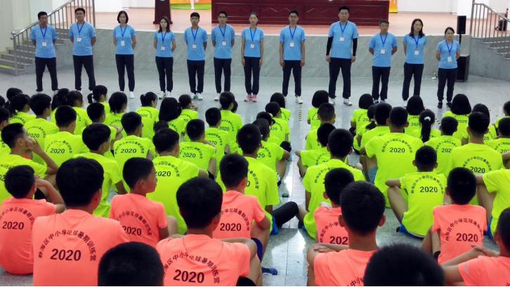 静海区减肥训练营学生,静海区夏令营训练