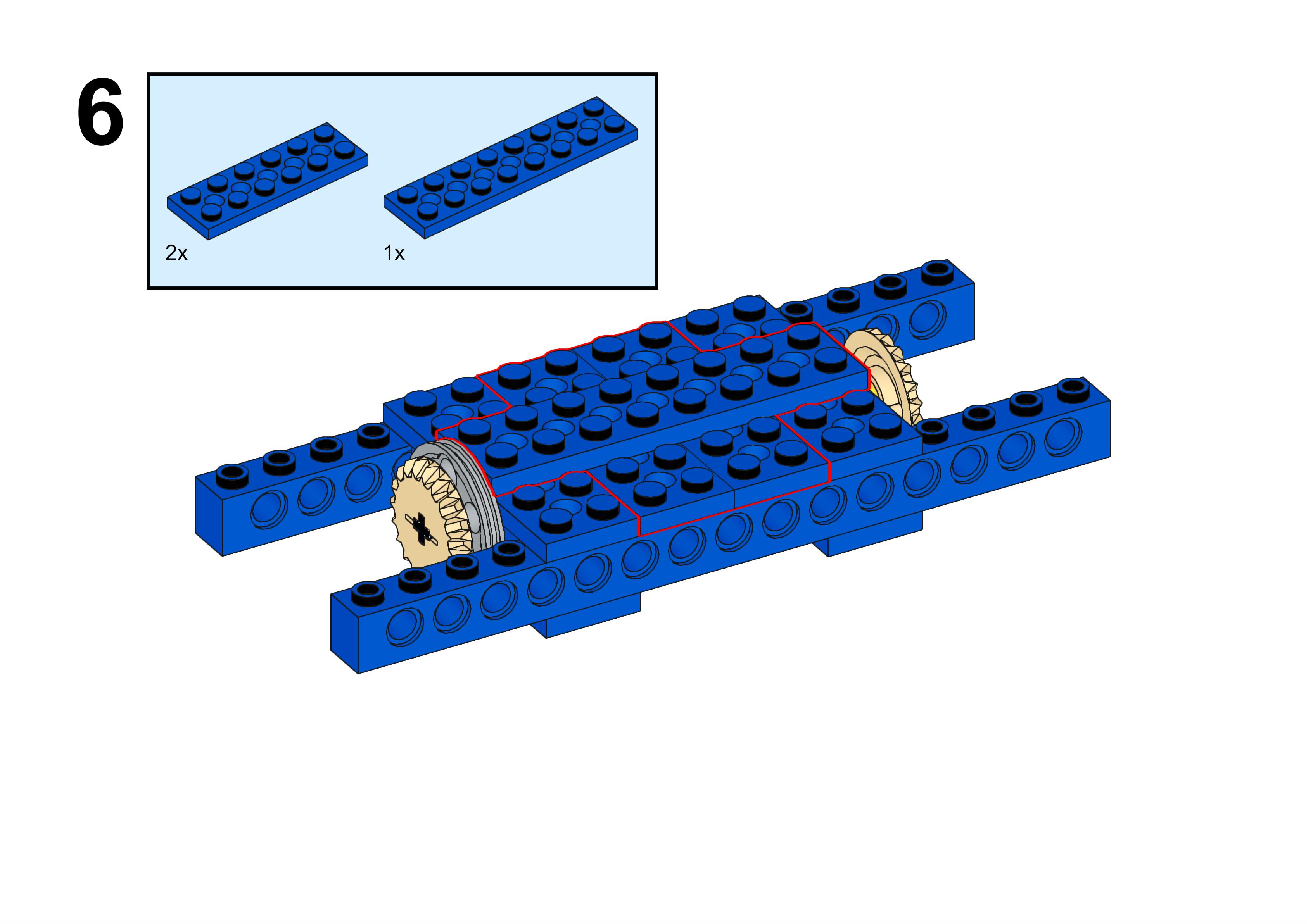 用乐高9686做一辆四驱车,乐高9686小颗粒四驱车搭建教程