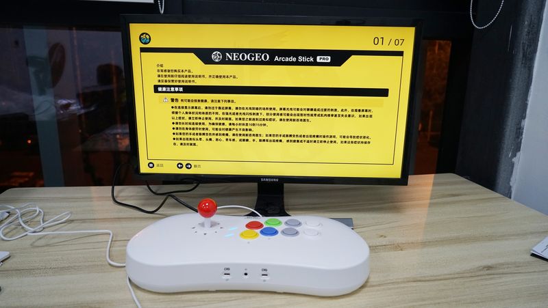 SNKNEOGEOASP游戏机开箱,snkneogeoasp换摇杆