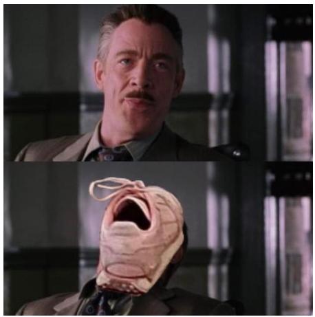 P在脸上毫无违和！“开口大笑的粉红球鞋”与真人相似度极高