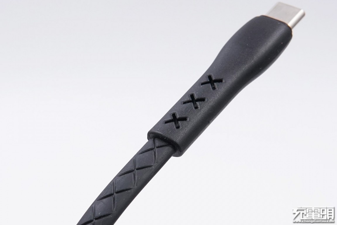 c口快充数据线拆解,加粗快充可自动断电数据线测评