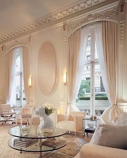 别墅窗帘的款式图片,别墅窗帘100个新款