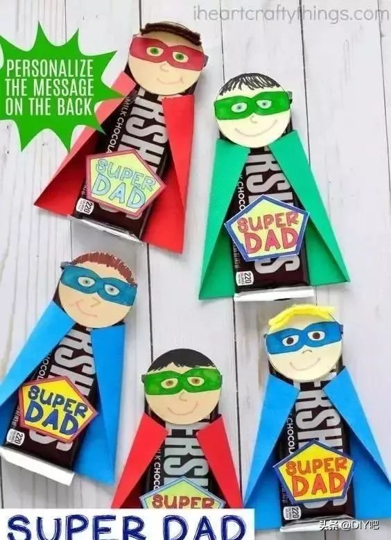 父亲节礼物手工教程使用白色的纸,8-12岁父亲节手工礼物卡纸