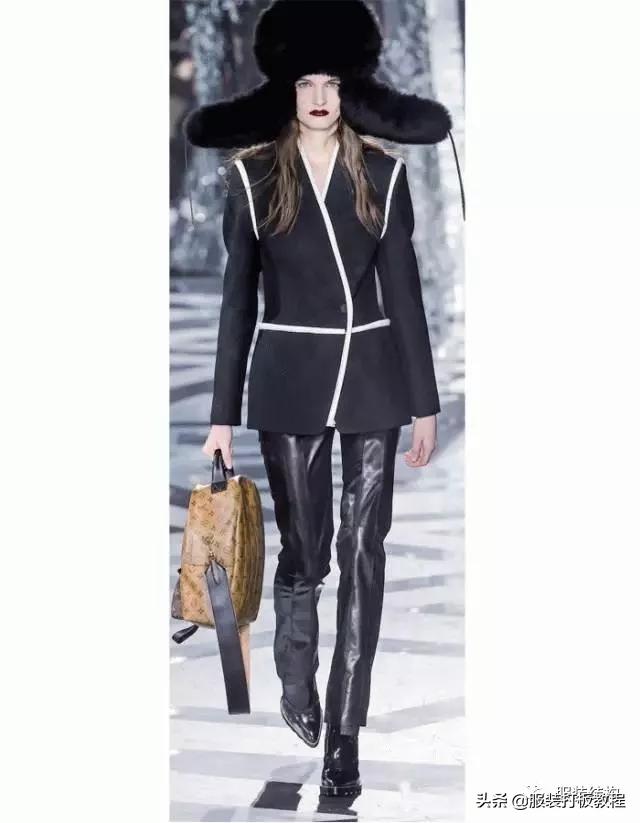 女西服领的兜位裁剪与制版,儿童西服制版要点和步骤