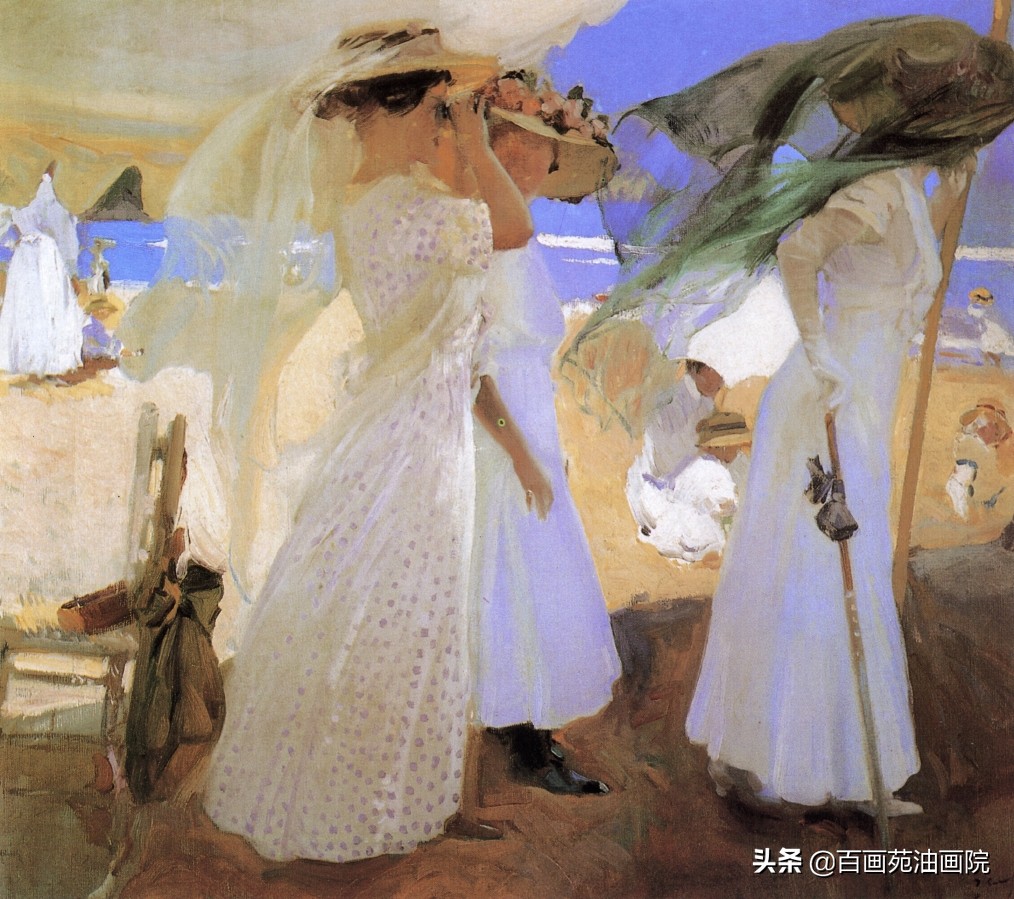 油画风景画法入门教程视频,油画风景基础知识海水应该怎样画