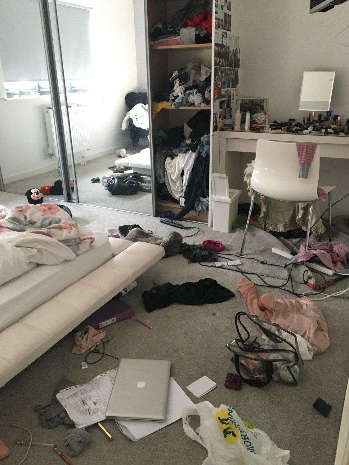 有些人衣着干净家里乱的很,有的人表面干净家里脏兮兮